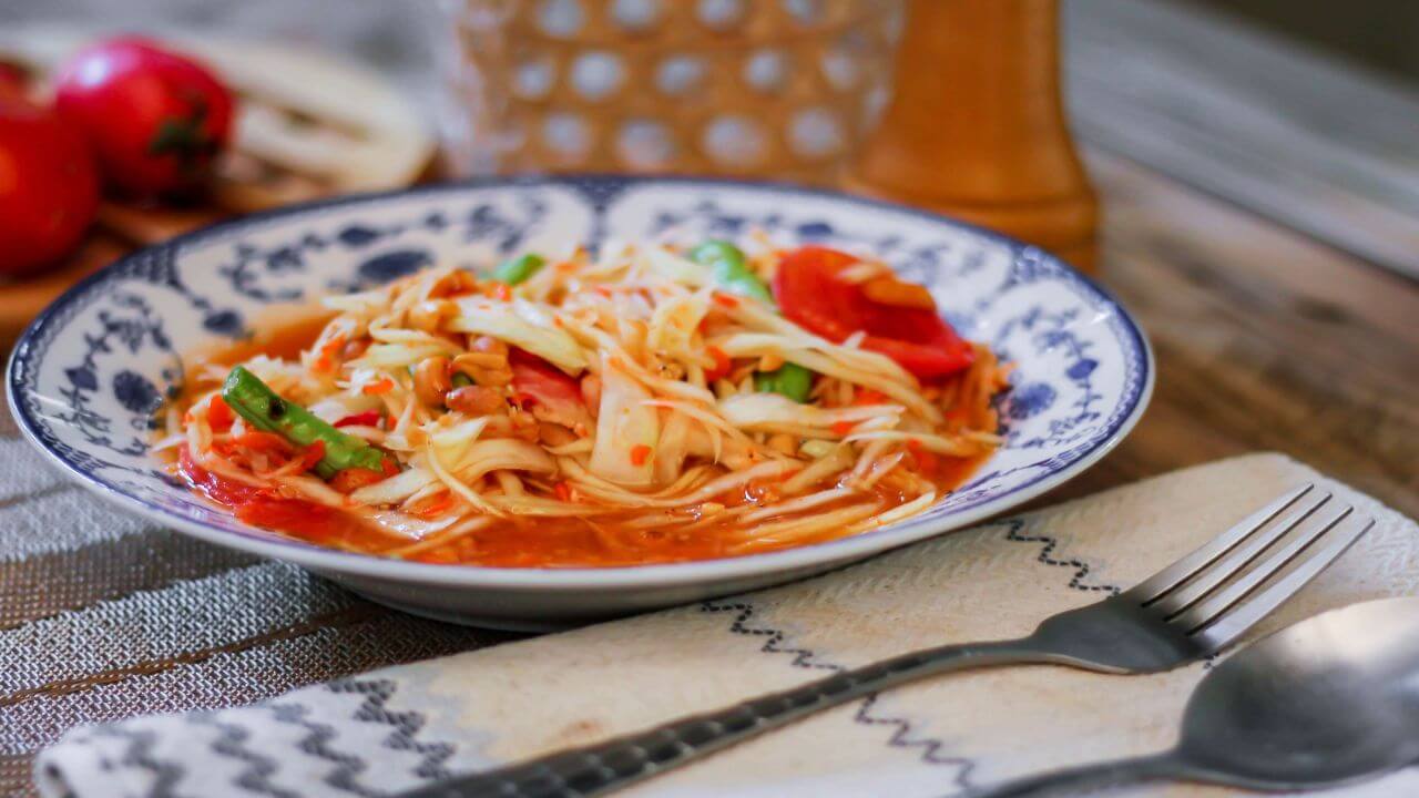 Papaya Salad is Thailand's most famous salad enjoyed by millions of Thai people on a daily basis. Taste of Thailand