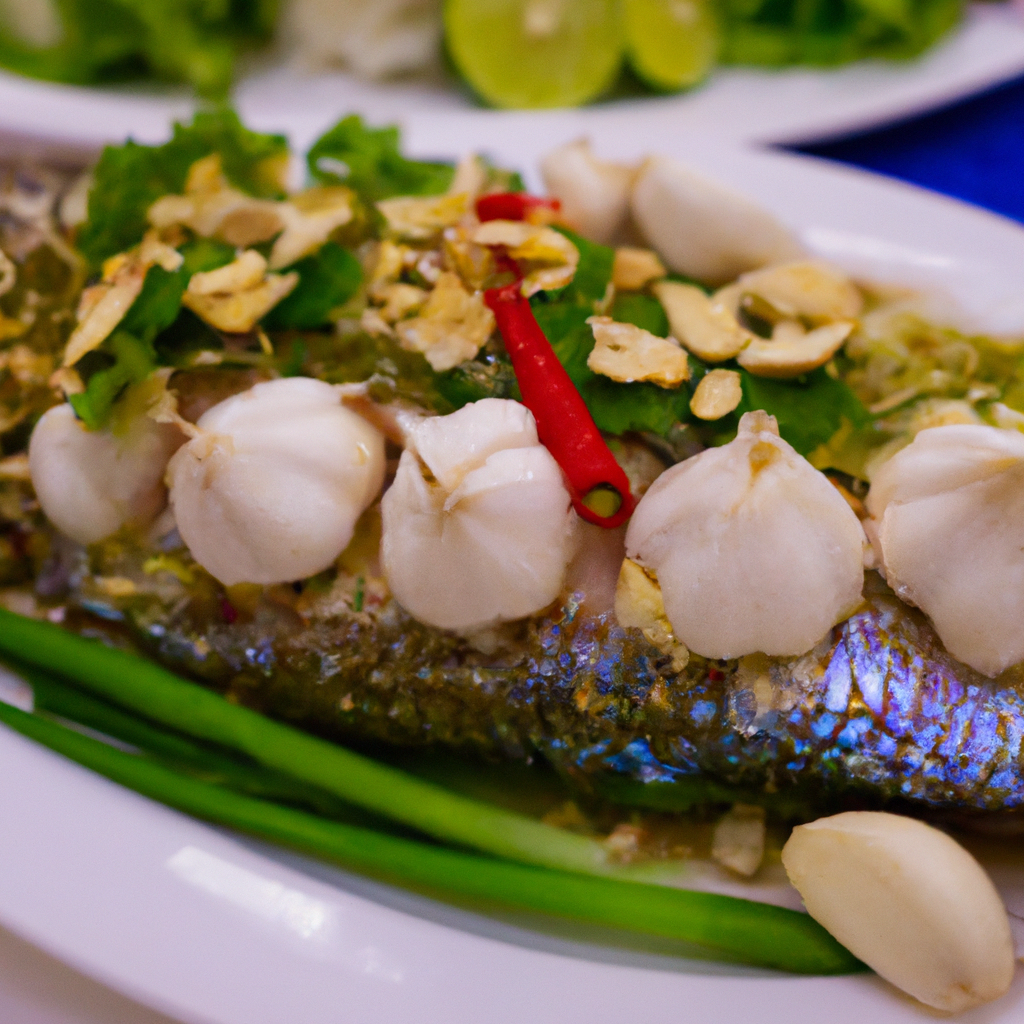 Steamed Fish With Lime and Garlic Recipe